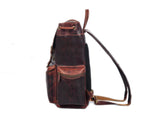 Handcrafted Vintage Leather Backpack – Laptop, Travel & Everyday Use - Cabrini - Elegance Perfected