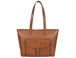 Ladies Leather Tote Bag – Timeless Shopper for Everyday Use - Cabrini - Elegance Perfected
