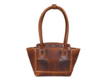 Leather Ladies Shoulder Bag – Everyday Handcrafted Tote - Cabrini - Elegance Perfected