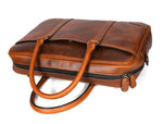 Leather Portfolio Organizer Bag – Sleek Work Essential - Cabrini - Elegance Perfected
