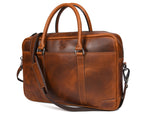 Leather Portfolio Organizer Bag – Sleek Work Essential - Cabrini - Elegance Perfected