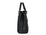 Leather Stripe Hand Bag - Cabrini - Elegance Perfected
