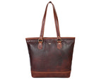 Leather Tote Bag for Women – Spacious Handcrafted Carryall - Cabrini - Elegance Perfected