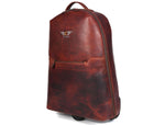 Leather Trolley Backpack – Travel - Ready Luxury - Cabrini - Elegance Perfected