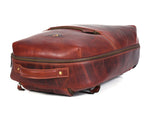 Leather Trolley Backpack – Travel - Ready Luxury - Cabrini - Elegance Perfected