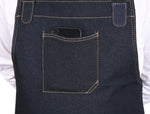 Lemos Canvas Apron – Denim Blue - Cabrini - Elegance Perfected