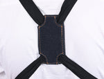 Lemos Canvas Apron – Denim Blue - Cabrini - Elegance Perfected