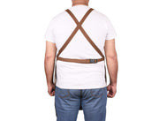 Leon Waxed Canvas Apron - Seaweed Green