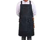 Lemos Canvas Apron – Denim Blue