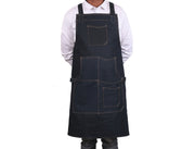 Lemos Canvas Apron – Denim Blue