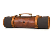 Marchena Canvas Knife Roll – Grey | 8-Slot Chef Wrap