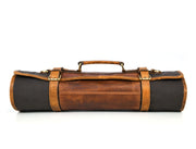 Marchena Canvas Knife Roll – Grey | 8-Slot Chef Wrap