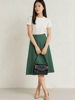 Luxe Noir Quilted Leather Shoulder Clutch - Cabrini - Elegance Perfected