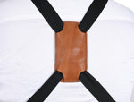Manresa Leather Apron - Caramel Brown - Cabrini - Elegance Perfected