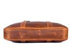 Men's Vintage Leather Messenger Bag - Professional 15.6