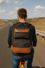 Mystic Matty Leather Backpack – Soft Matte Urban Style - Cabrini - Elegance Perfected