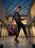 Premium Leather Pickleball Bag with Paddle Case | Stylish Sports Tote - Cabrini - Elegance Perfected