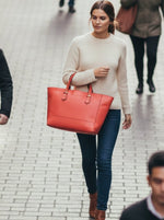 Premium Leather Tote Bag for Women - Cabrini - Elegance Perfected