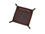 Ramage Leather Valet Tray - Walnut Brown - Cabrini - Elegance Perfected