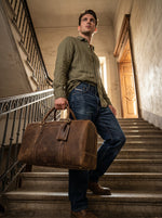 Ranger Recon Full Grain Leather Duffle Bag - Cabrini - Elegance Perfected