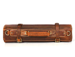 Tan Leather Knife Roll – Handcrafted in Top Grain Leather - Cabrini - Elegance Perfected