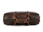 Taranto Leather Weekender Bag Cedar - Cabrini - Elegance Perfected