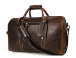 Taranto Leather Weekender Bag Cedar - Cabrini - Elegance Perfected