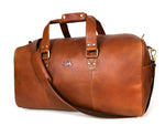 The Classic Vintage Tan Leather Duffle Bag – Timeless Craftsmanship for Modern Journeys - Cabrini - Elegance Perfected