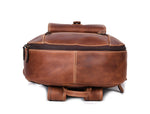 The Explorer Vintage Leather Backpack - Cabrini - Elegance Perfected