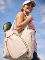 The Sandstone Canvas Tote by Cabrini Luxury - Cabrini - Elegance Perfected