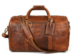 The Voyager Vintage Leather Duffle Bag - Cabrini - Elegance Perfected