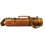 Top Grain Leather Knife Roll – 10 Slot Chef Tool Wrap - Cabrini - Elegance Perfected