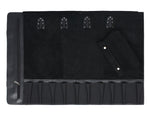 Tuscania Chef Knife Roll & Carry Bag – Raven Black (Top Grain Leather) - Cabrini - Elegance Perfected