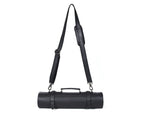 Tuscania Chef Knife Roll & Carry Bag – Raven Black (Top Grain Leather) - Cabrini - Elegance Perfected