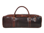 Tuscania Leather Knife Roll & Bag Combo - Penny Brown - Cabrini - Elegance Perfected