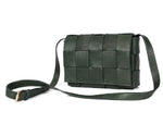 Woven Leather Crossbody Bag – Top Grain, Lightweight & Stylish - Cabrini - Elegance Perfected