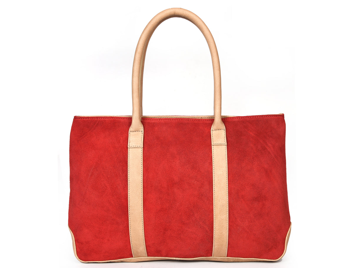 Leather Suede Tote Bags  ( LB-61 )