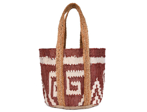 Desert Sunset Jute Tote Bag - LB897