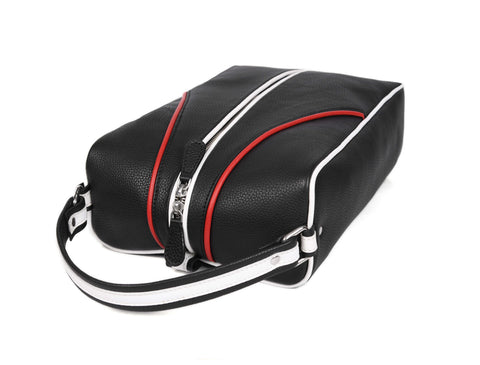 Leather Shoe Case - Black