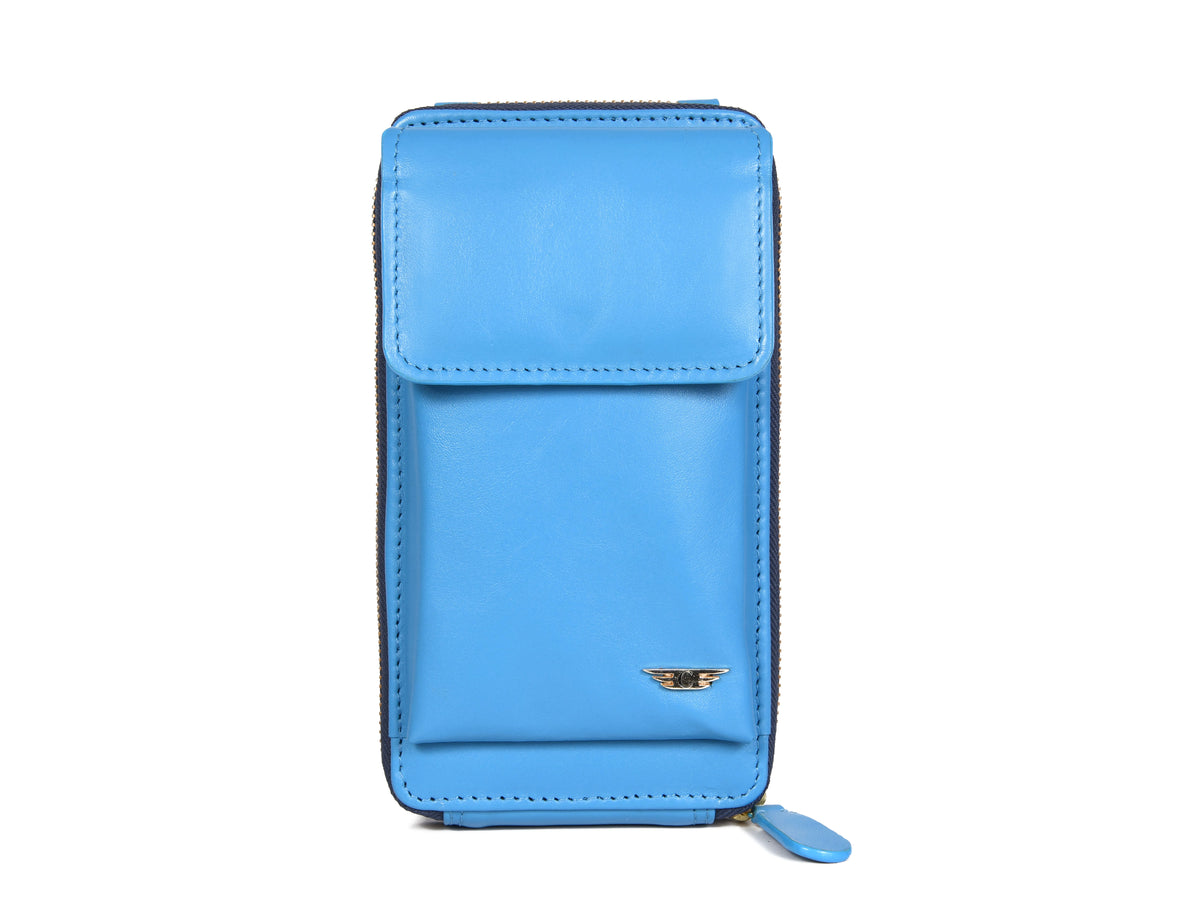 Premium Blue Leather Bag