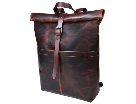 Luxe Leather Backpack - ( BP-170 )