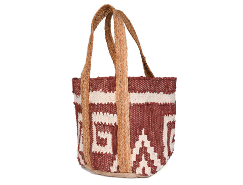 Desert Sunset Jute Tote Bag - LB897