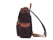 Handcrafted Vintage Leather Backpack – Laptop, Travel & Everyday Use