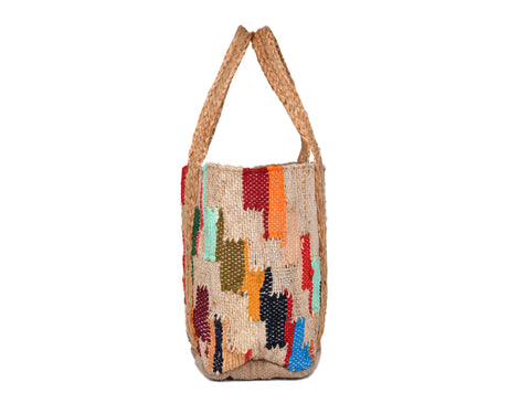 Desert Sunset Jute Tote Bag- LB898