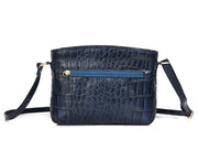 CrocChic Leather Handbag – Textured Top Grain Elegance
