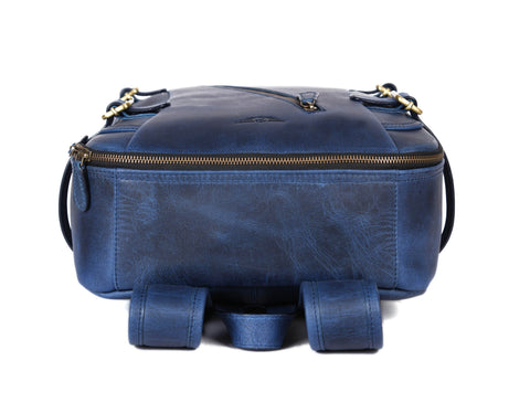 Arizona Leather Backpack - Royal Blue