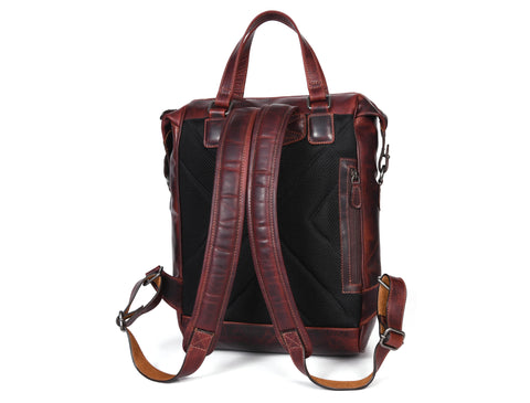 Loom Leather Backpack - ( BP-276 )