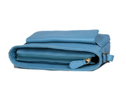 Blue Haze Handbag – Artisanal Top Grain Leather Elegance