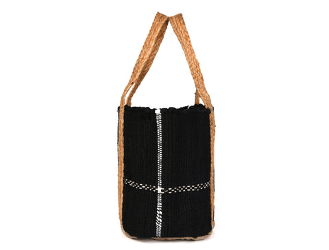 Midnight Waves Jute Tote Bag  - LB901A