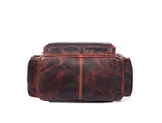 Handcrafted Vintage Leather Backpack – Laptop, Travel & Everyday Use